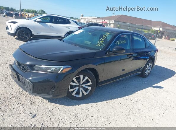 2HGFE2F26TH558436 2026 HONDA CIVIC Black Առջևի ձախ երեք քառորդ տեսարան