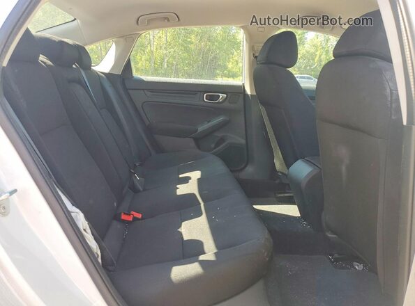 2HGFE2F27NH130507 2022 HONDA CIVIC White Rear seats view