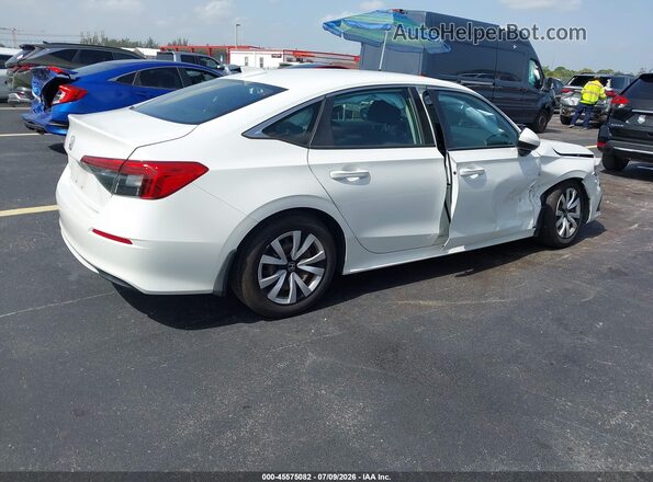 2HGFE2F27NH535945 2022 HONDA CIVIC Белый Задняя правая четверть