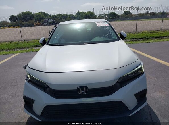 2HGFE2F27NH535945 2022 HONDA CIVIC Белый Вид щитка приборов