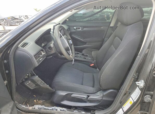 2HGFE2F27PH568589 2023 HONDA CIVIC Black Widok wnętrza z przodu