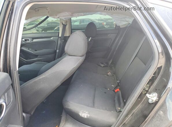 2HGFE2F27PH568589 2023 HONDA CIVIC Black Widok tylnych siedzeń