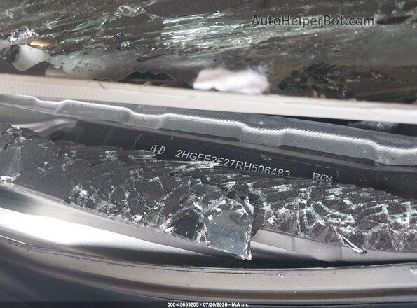 2HGFE2F27RH506483 2024 HONDA CIVIC Silver Vista del compartimento del motor
