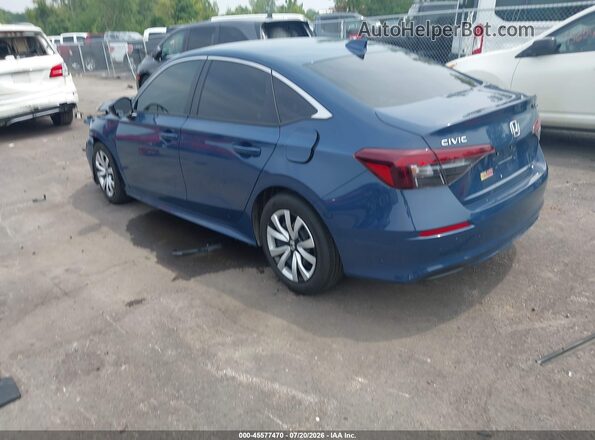 2HGFE2F27TH504692 2026 HONDA CIVIC Blue Rear left