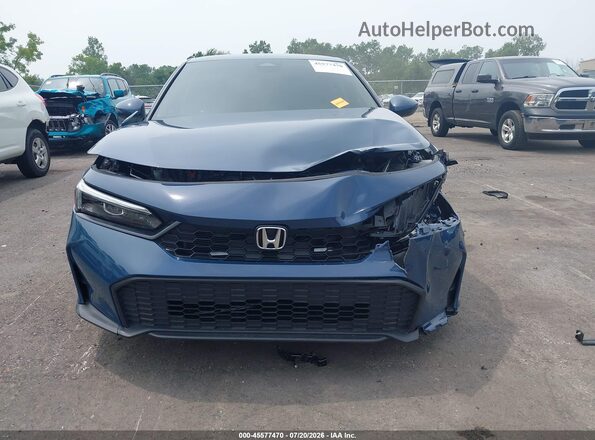 2HGFE2F27TH504692 2026 HONDA CIVIC Blue Instrument cluster view