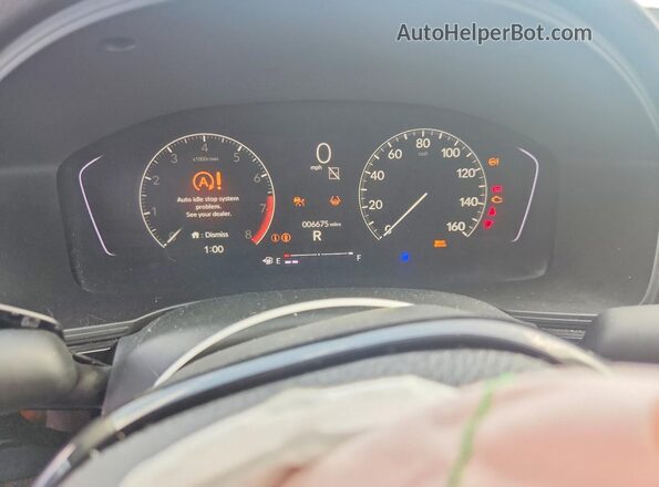 2HGFE2F27TH529544 2026 HONDA CIVIC White Instrument cluster view