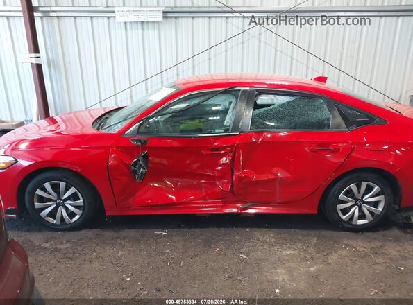 2HGFE2F28PH538744 2023 HONDA CIVIC Red Widok z przodu