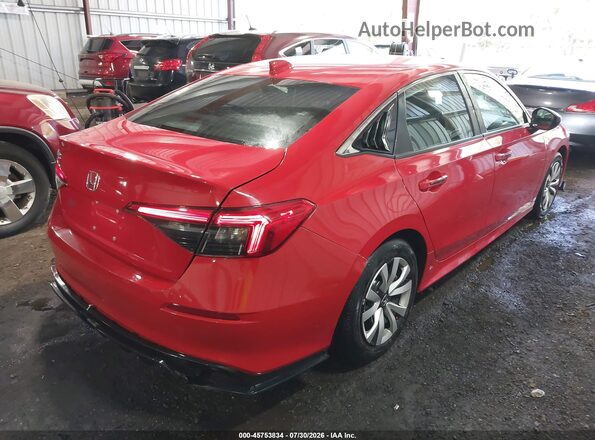 2HGFE2F28PH538744 2023 HONDA CIVIC Red Tył prawy