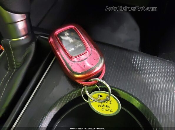 2HGFE2F28PH538744 2023 HONDA CIVIC Red Widok deski rozdzielczej