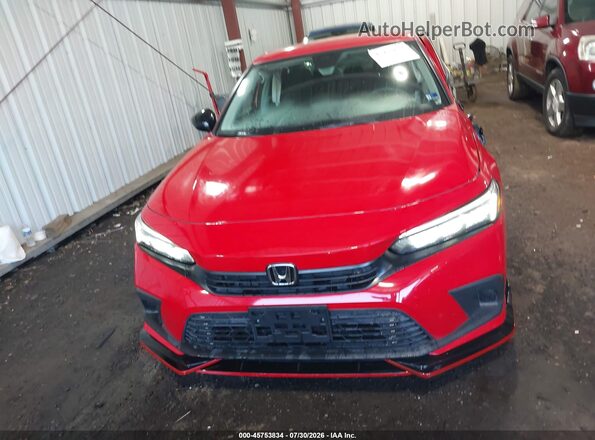 2HGFE2F28PH538744 2023 HONDA CIVIC Red Widok zestawu wskaźników