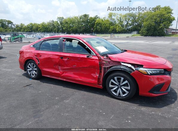 2HGFE2F28PH554541 2023 HONDA CIVIC Red Front view