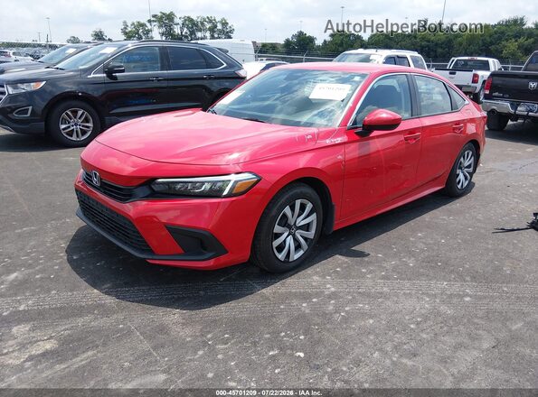 2HGFE2F28PH554541 2023 HONDA CIVIC Red Front left