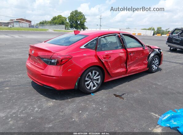 2HGFE2F28PH554541 2023 HONDA CIVIC Red Rear right