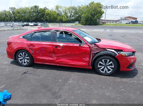 2HGFE2F28PH554541 2023 HONDA CIVIC Red 360 interior view