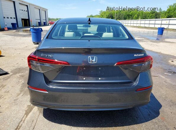 2HGFE2F28PH569833 2023 HONDA CIVIC Gray Rear view
