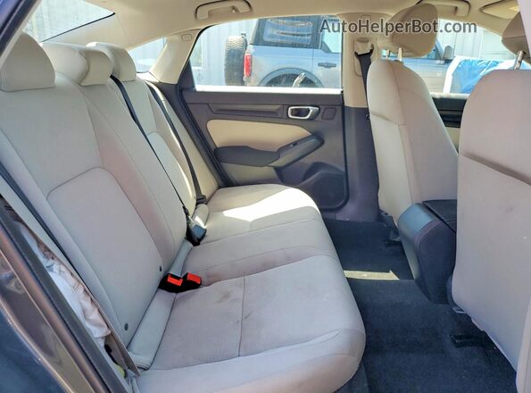 2HGFE2F28PH569833 2023 HONDA CIVIC Gray Rear seats view