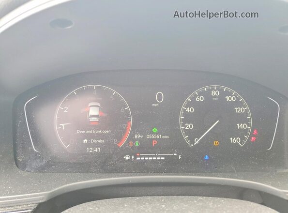 2HGFE2F28RH501762 2024 HONDA CIVIC Gray Սարքավորումների վահանակի տեսք