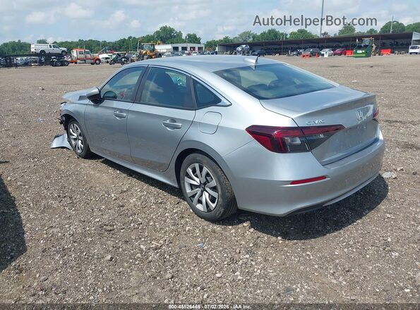 2HGFE2F28SH530961 2025 HONDA CIVIC Silver Հետևի ձախ