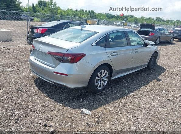 2HGFE2F28SH530961 2025 HONDA CIVIC Silver Հետևի աջ