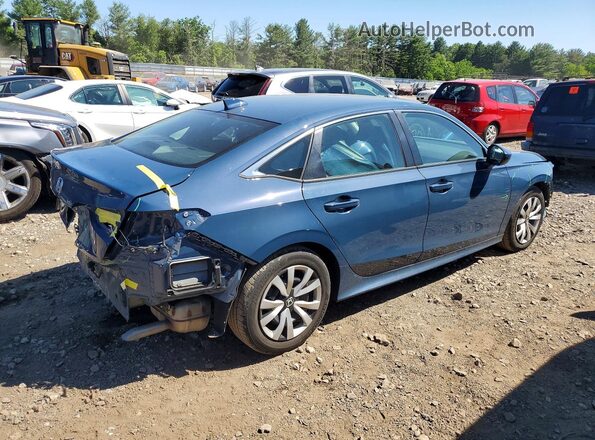 2HGFE2F28SH558419 2025 HONDA CIVIC Blue Trasero derecho