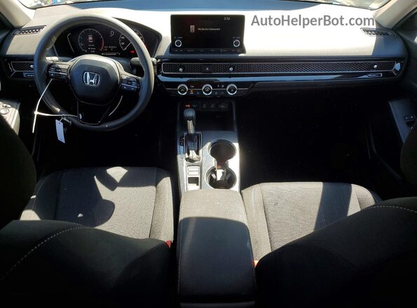 2HGFE2F28SH558419 2025 HONDA CIVIC Blue Vista del salpicadero