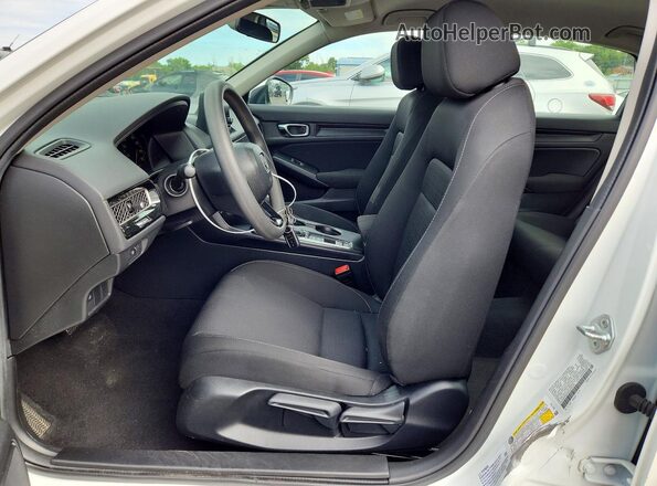 2HGFE2F28SH564558 2025 HONDA CIVIC White Widok wnętrza z przodu