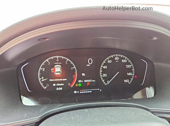 2HGFE2F28TH550628 2026 HONDA CIVIC Красный Вид щитка приборов