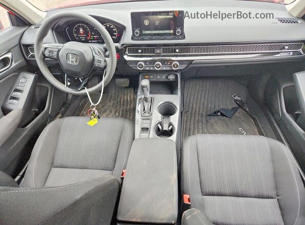 2HGFE2F28TH550628 2026 HONDA CIVIC Красный Вид панели приборов