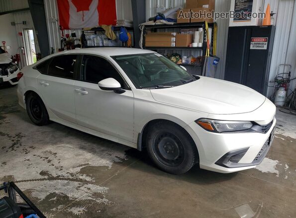 2HGFE2F29NH107438 2022 HONDA CIVIC White Delantero derecho