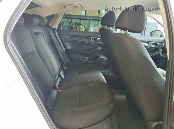2HGFE2F29NH107438 2022 HONDA CIVIC White Vista de los asientos traseros