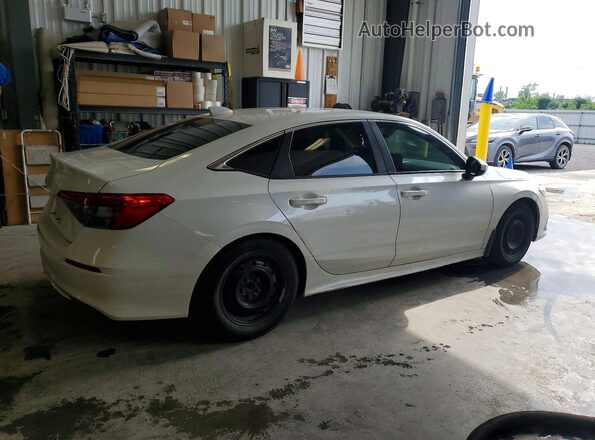 2HGFE2F29NH107438 2022 HONDA CIVIC White Trasero derecho