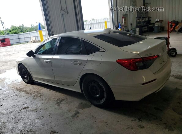 2HGFE2F29NH107438 2022 HONDA CIVIC White Trasero izquierdo