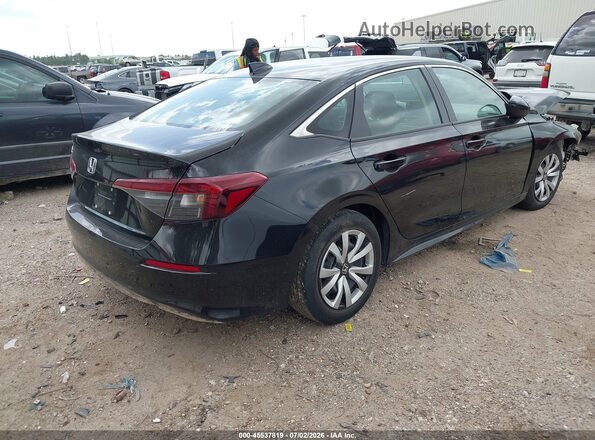 2HGFE2F29SH601441 2025 HONDA CIVIC Black უკანა მარჯვენა