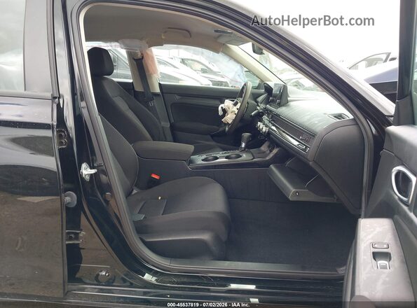 2HGFE2F29SH601441 2025 HONDA CIVIC Black წინა სალონის ხედი