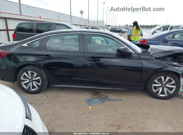 2HGFE2F29SH601441 2025 HONDA CIVIC Black ხელსაწყოთა პანელის ხედი