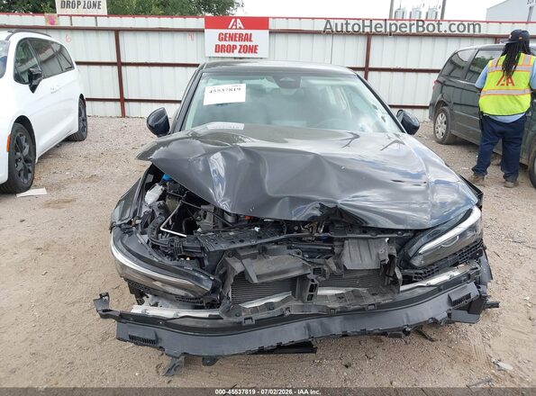 2HGFE2F29SH601441 2025 HONDA CIVIC Black წინა პანელის ხედი