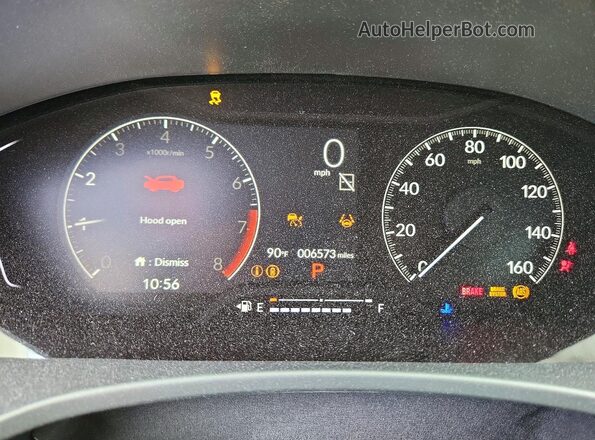 2HGFE2F29TH525379 2026 HONDA CIVIC Black Вид щитка приладів
