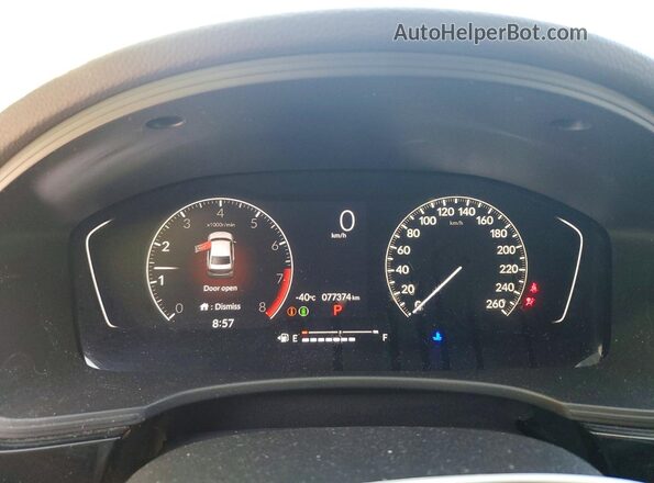 2HGFE2F2XNH104211 2022 HONDA CIVIC Silver Widok zestawu wskaźników