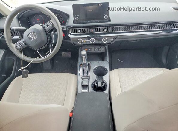 2HGFE2F2XNH518590 2022 HONDA CIVIC Black Widok deski rozdzielczej