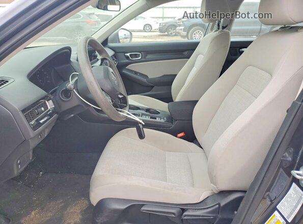 2HGFE2F2XNH518590 2022 HONDA CIVIC Black Widok wnętrza z przodu