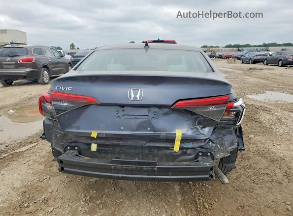 2HGFE2F2XNH518590 2022 HONDA CIVIC Black Widok z tyłu