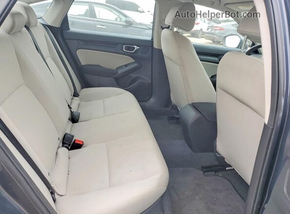 2HGFE2F2XNH518590 2022 HONDA CIVIC Black Widok tylnych siedzeń