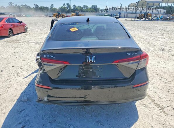 2HGFE2F2XNH520338 2022 HONDA CIVIC Black Вид ззаду