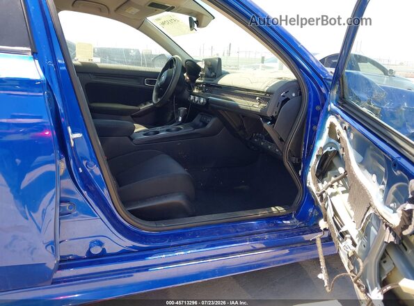 2HGFE2F2XNH532280 2022 HONDA CIVIC Blue Вид салону спереду