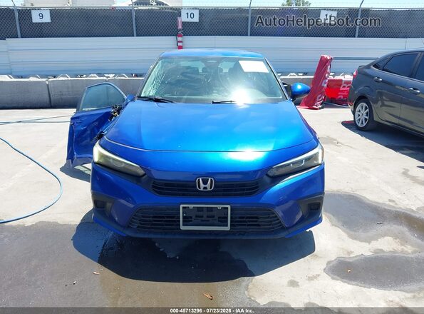 2HGFE2F2XNH532280 2022 HONDA CIVIC Blue Вид задньої частини салону