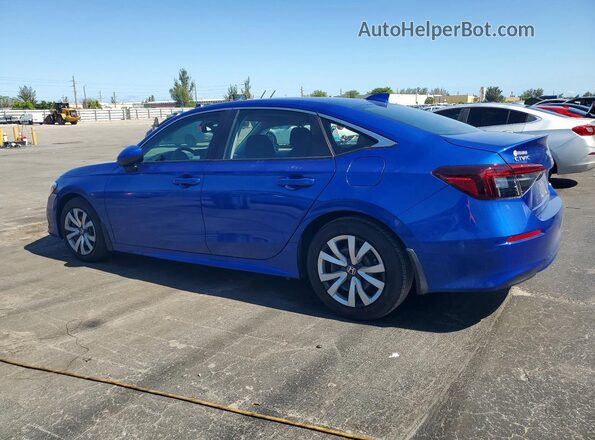 2HGFE2F2XRH559999 2024 HONDA CIVIC Blue უკანა მარცხენა