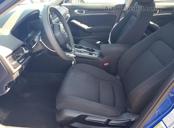 2HGFE2F2XRH559999 2024 HONDA CIVIC Blue წინა სალონის ხედი