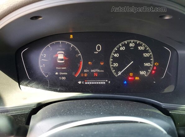 2HGFE2F2XSH508024 2025 HONDA CIVIC Gray Սարքավորումների վահանակի տեսք