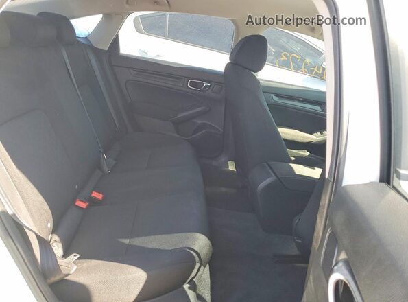 2HGFE2F2XSH513529 2025 HONDA CIVIC White Rear seats view