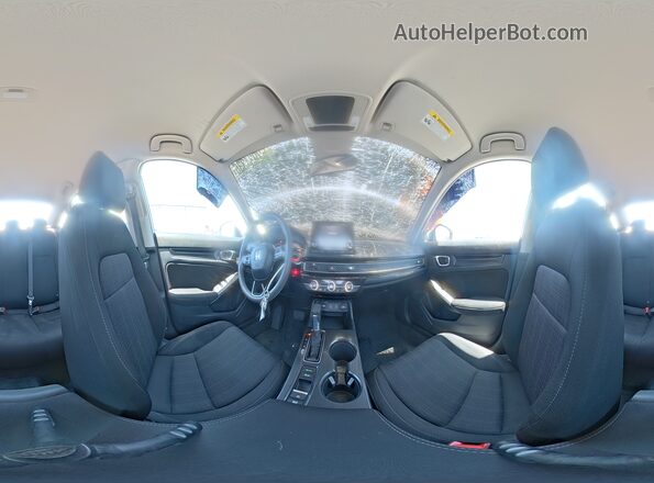 2HGFE2F2XSH513529 2025 HONDA CIVIC White 360 interior view